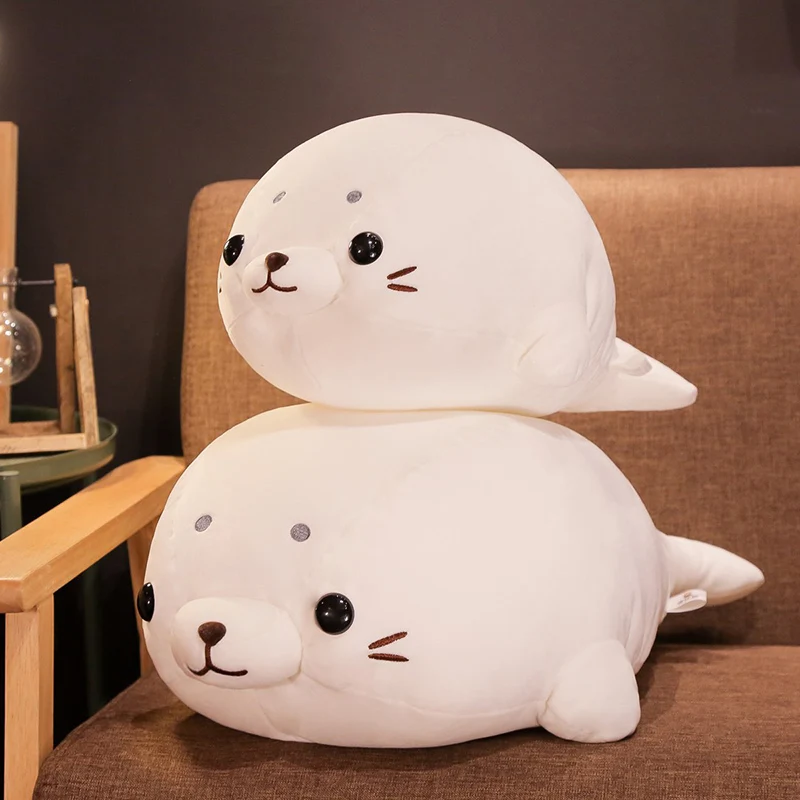 

50/60cm Cute Stuffed Sea Lion Plush Toy Soft Baby Sleep Pillow Kawaii Cartoon Animal Seal Toy Kids Girl Lovely Chilren's Gift