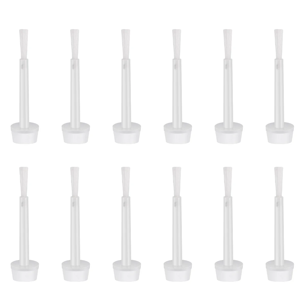 

Lurrose 100pcs Nail Polish Replacement Brushes Dipping Liquid Applicator Brushes Manicure Tools