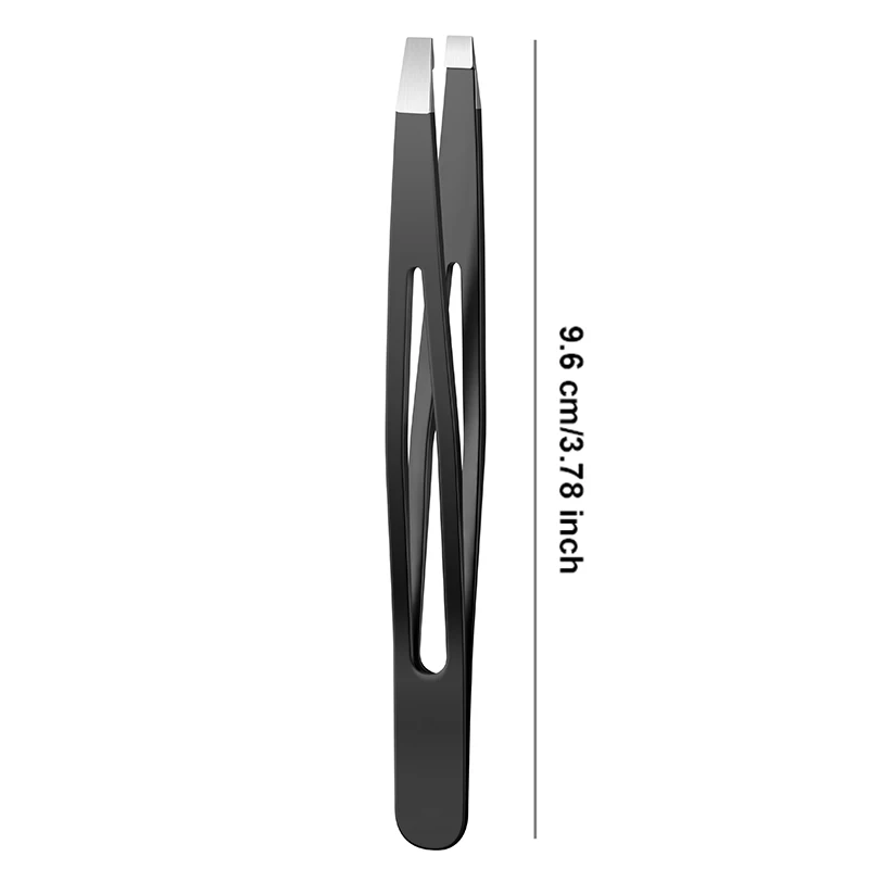 Черный/серебристый 1 шт. высокоточные предметы для бровей выщипывания бороды