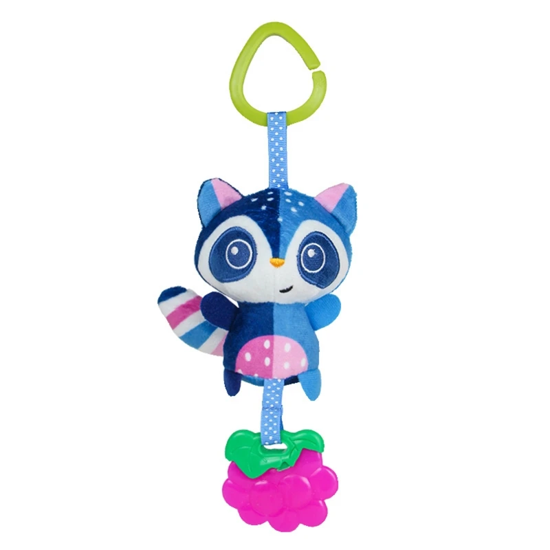 

Baby Stroller Mobile Rattle Pushchair Pram Pendant Cartoon Animal for Doll Infants Crib Hanging Bed Bell Educational Sensory