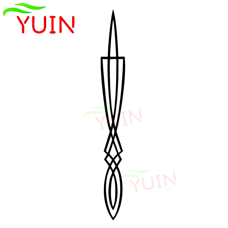 

YUIN Pinstripe Creative Fashion Door and Window Decorative Sticker PVC Waterproof Sunscreen Decal Black/White/Red/Laser/Silver