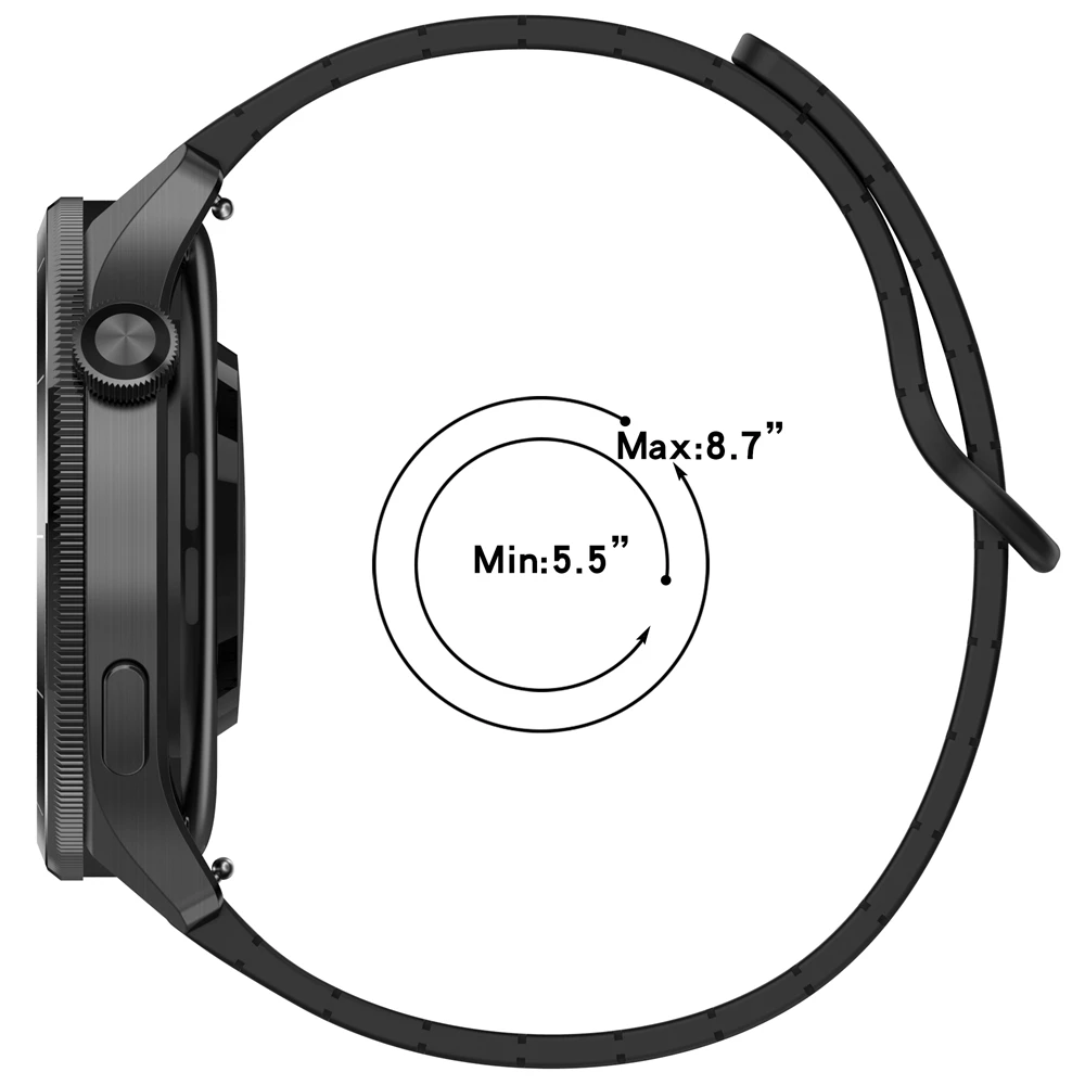 Фото Универсальный ремешок 22 мм для Haylou watch2 pro S001 LS02 Pro / solar plus LS16 / RT2 LS10 / RS4 LS12 / GST LS09B / RT LS05S Sport St №4