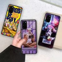 birds of prey harley quinn phone case soft for samsung galaxy note20 ultra 7 8 9 10 plus lite m21 m31s m30s m51 cover