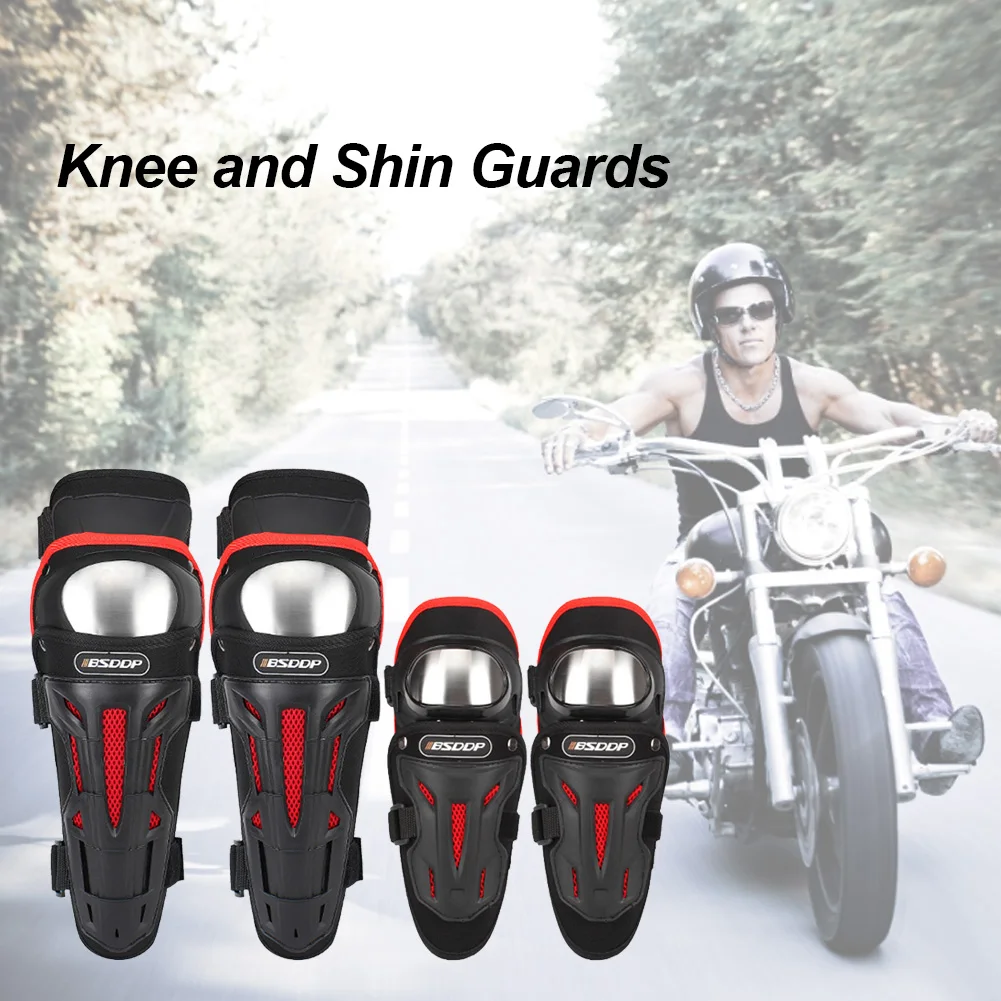 

Elbow Knee Guard Pads Motocross Elbow Knee Shin Guard Pads Nonslip Motorbike Knee Protector Fit Motorcycle Skate Riding Off-Road