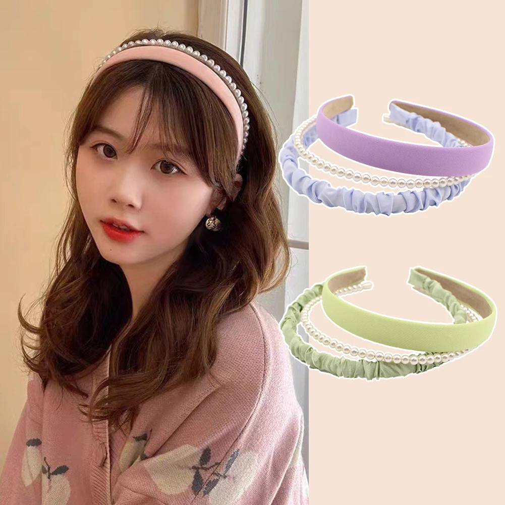 

1/3PCS Set Fashion Women Cloth Hair Bands Headdress Headband Girls Hairband Hair Hoop Female Hair Accessories Headwear Gifts