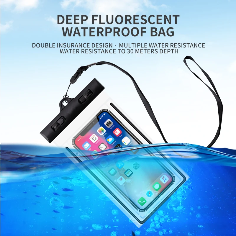 Светящийся водонепроницаемый чехол для телефона iphone 13 12 Pro Max Samsung S22 Utra Xiaomi Redmi Note 10