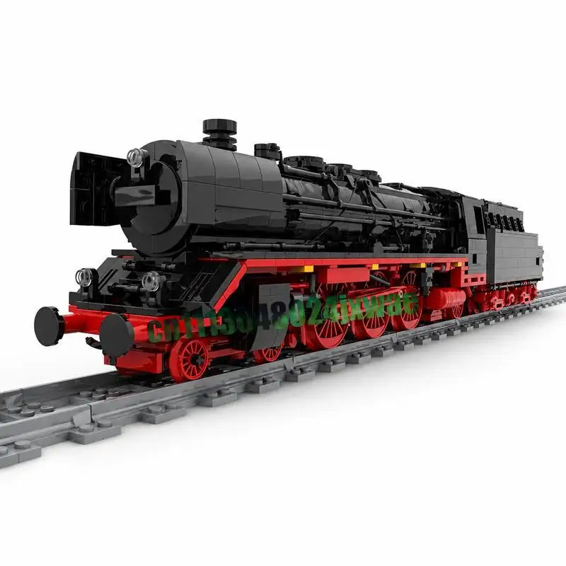 Фото 2163 детали, модель паровоза DRG Class 01 немецких железных дорог, конструктор MOC, развивающая игрушка для самостоятельной сборки, популярный подарок №4