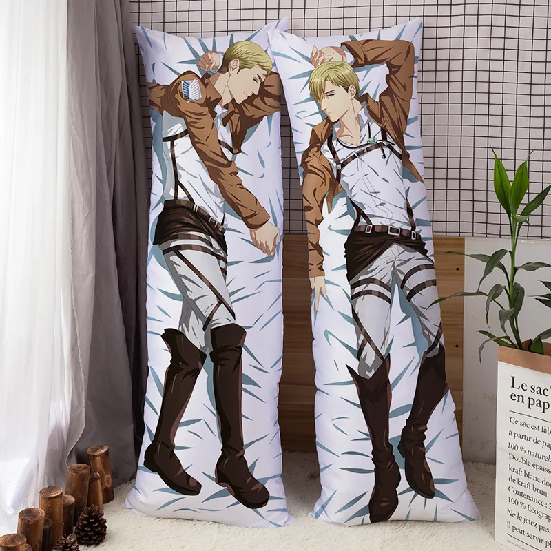 

Attack On Titan Cosplay Dakimakura Case Hugging Body Pillow