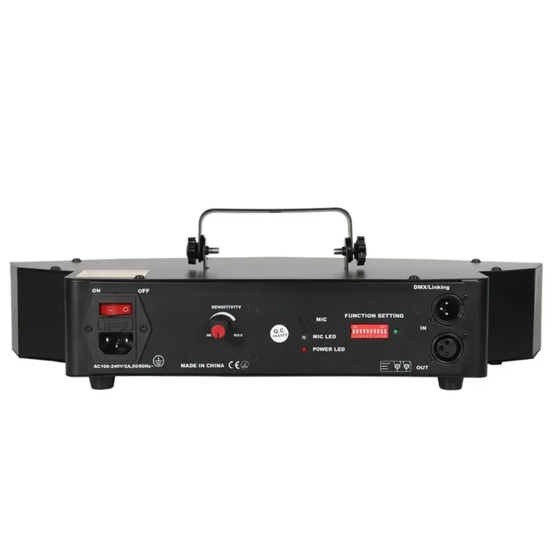 R Gby четыре отверстия Lasercube Dmx512 11Ch управление звуком светодиодная Лазерная лампа