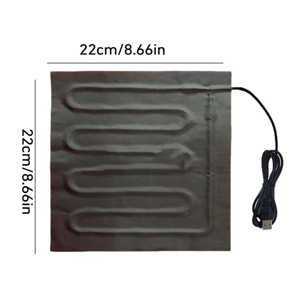 

Автоматическая складная электрическая грелка, 5 В, USB грелка, теплая зимняя грелка для автомобильного сиденья, пленочный чехол для шеи, плеч, спины, теплая