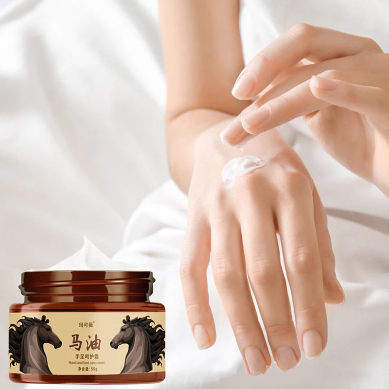 

Крем против трещин для рук и ног Крем для восстановления пяток и трещин крем с конским маслом для гладкого удаления омертвевшей кожи, против высыхания мозолей, уход за кожей ног