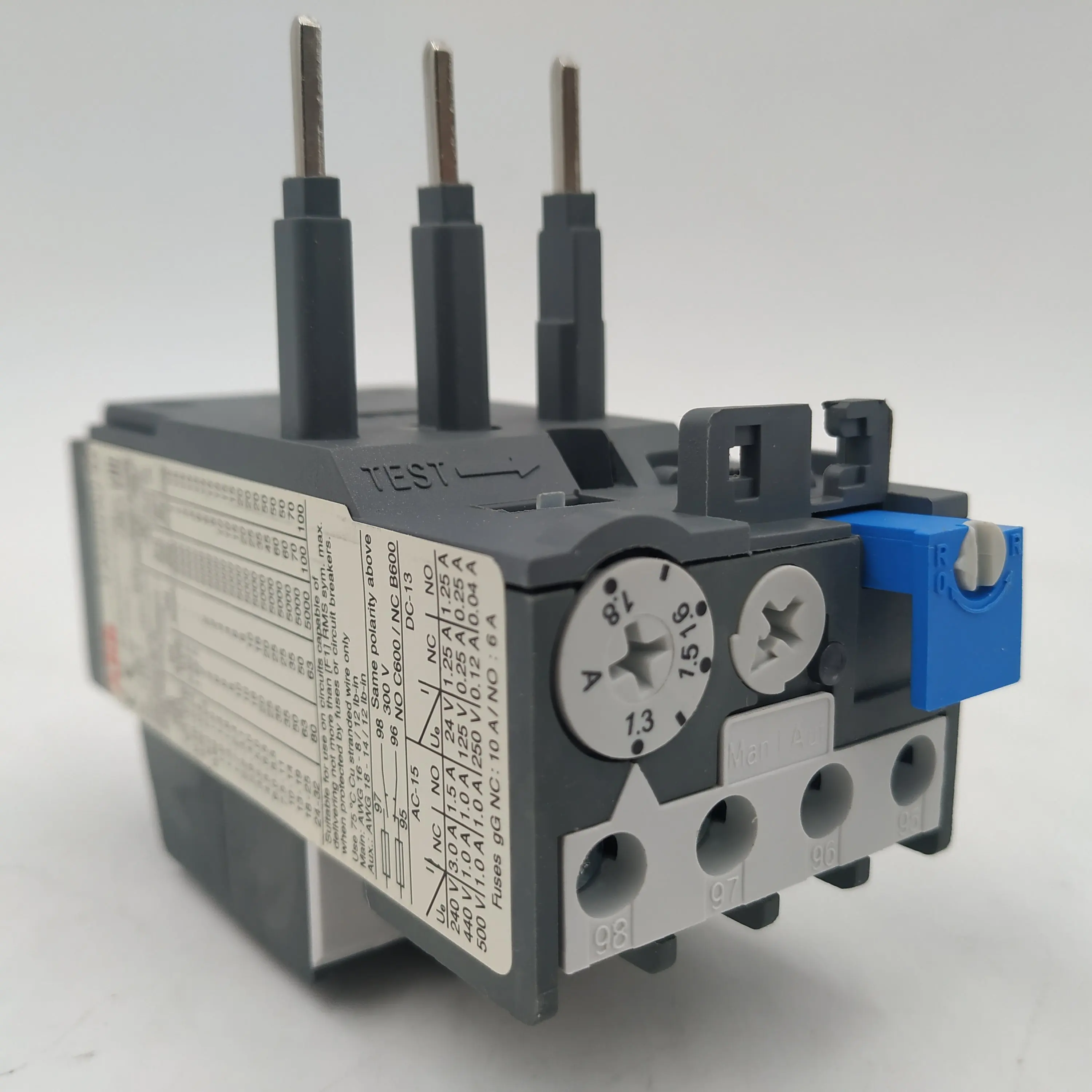 

ASEA thermal overload relay TA42DU-25M,TA42DU-32M,TA42DU-42M,TA75DU-25M,TA75DU-32M,TA75DU-42M,TA75DU-52M,TA75DU-63M