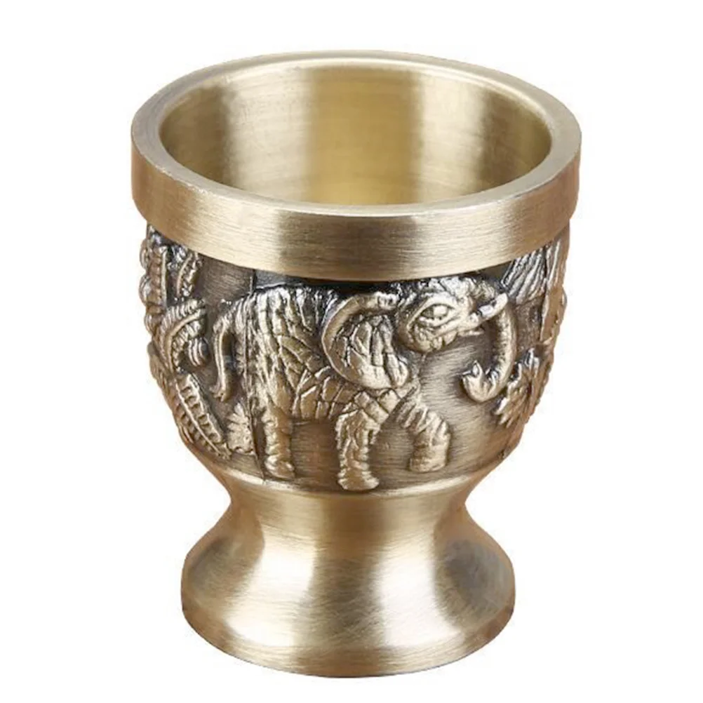 

1Pc Shot Glasses Vintage Style Cup Zinc Alloy Ornaments Cup Set