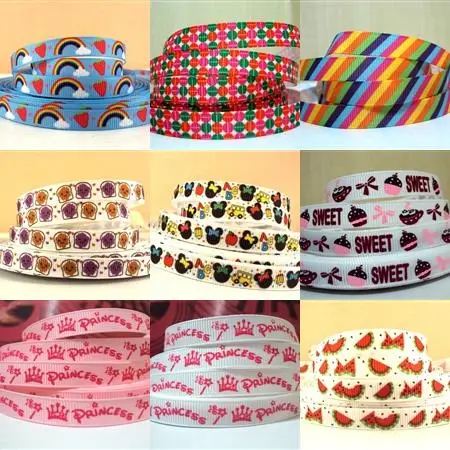 5 ярдов 3/8 9 мм корсажная лента с принтом в виде балерины для упаковки подарков