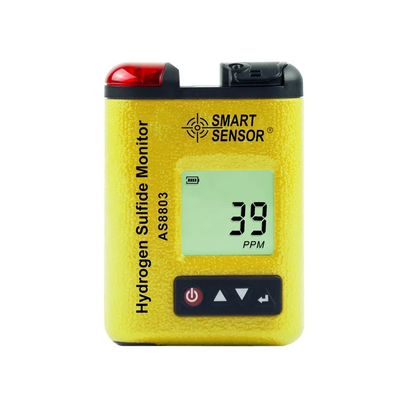 Купи Smart Sensor AS8803 Mini Portable Clip-on Digital Hydrogen Sulfide Monitor H2S Gas Concentration Detector Tester Analyzer за 21,745 рублей в магазине AliExpress