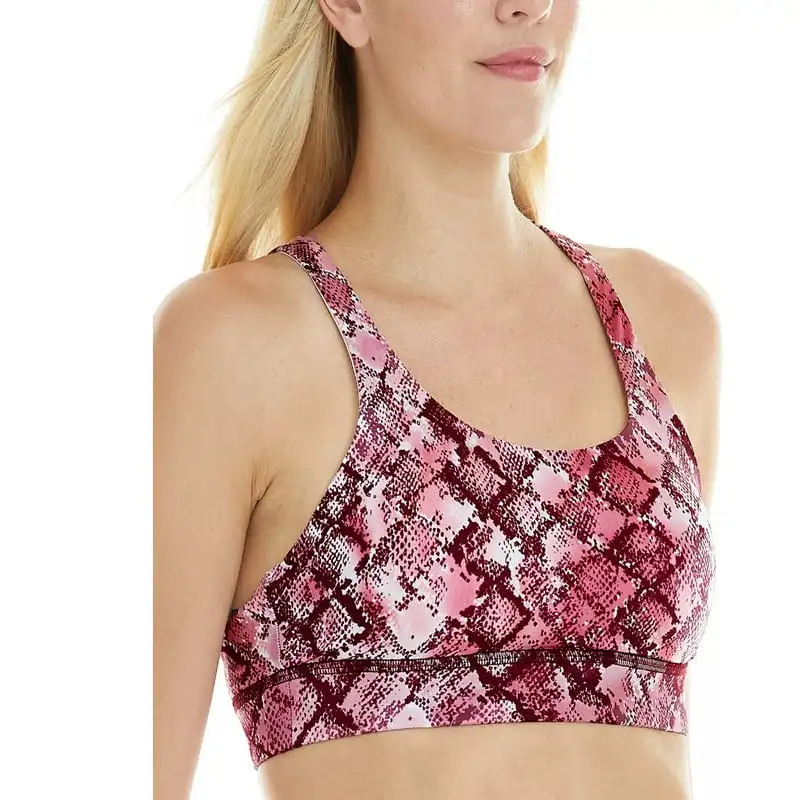 

Python-Print Triple Loop Sports Bra, Small