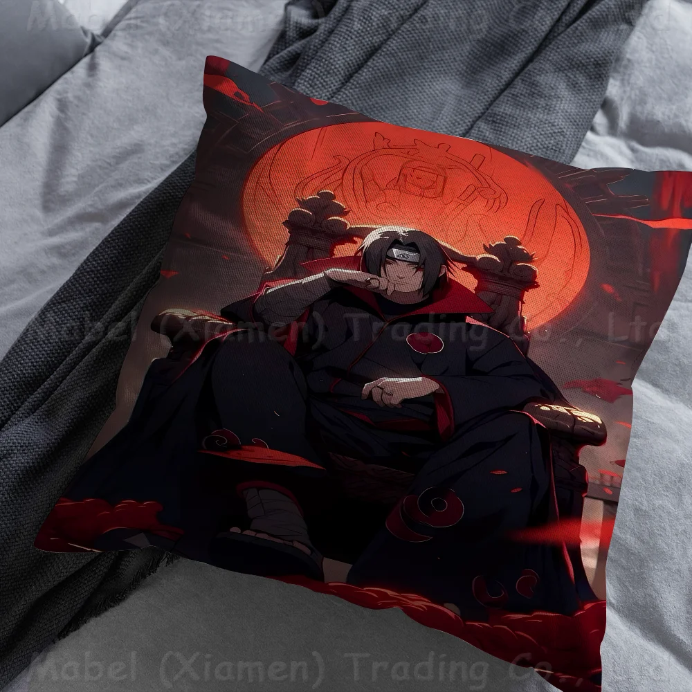 Naruto U-UchihaS I-ItachiS Pillow Cover Design Cushion Decor Holiday Decorati