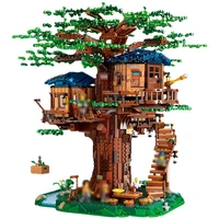 city tree house building blocks seasons treehouse 21318 creative bricks toys for kids children gift
