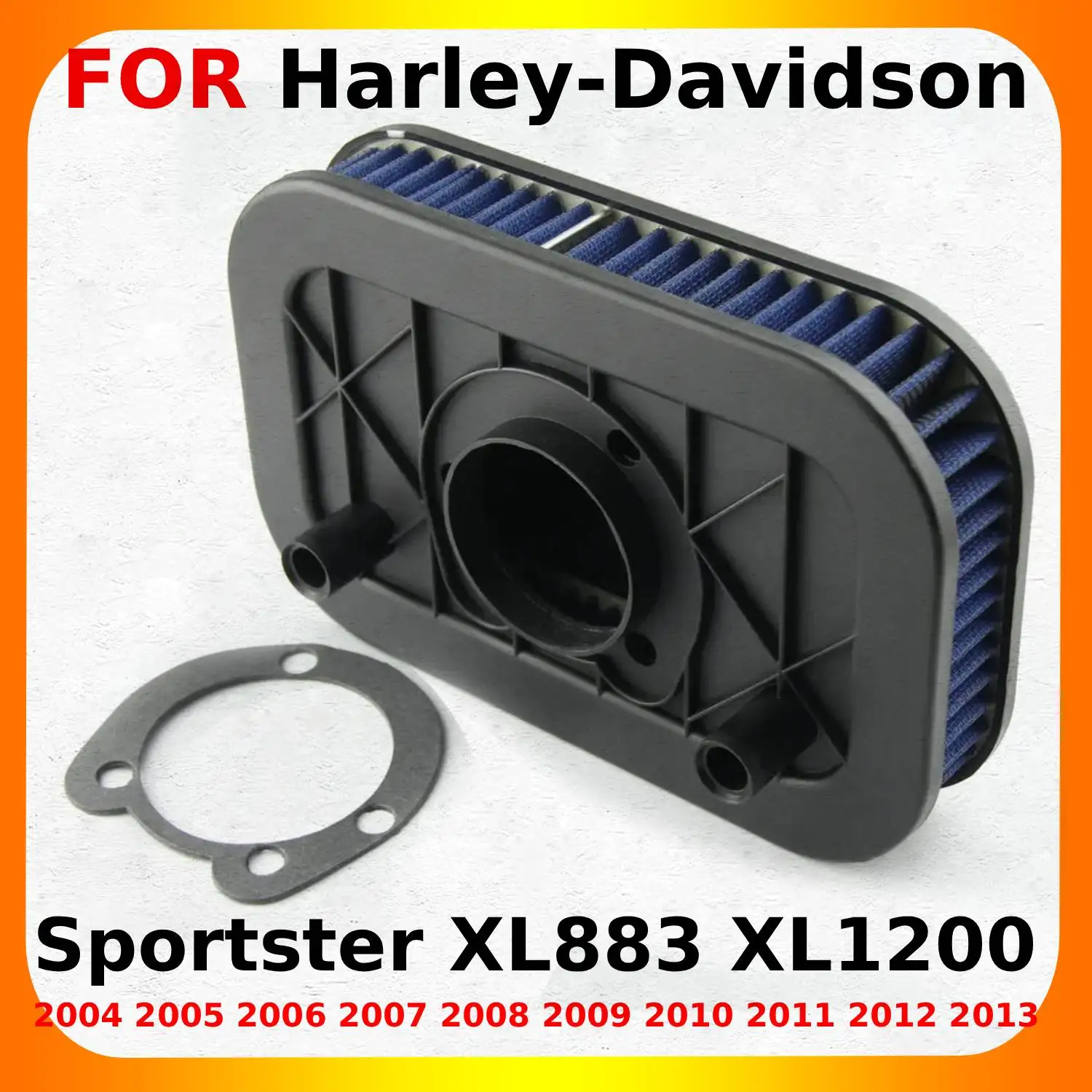 

Воздухозаборный фильтр для Harley-Davidson Sportster XL883 XL1200 2004-2013 Аксессуары для очистки воздуха мотоцикла