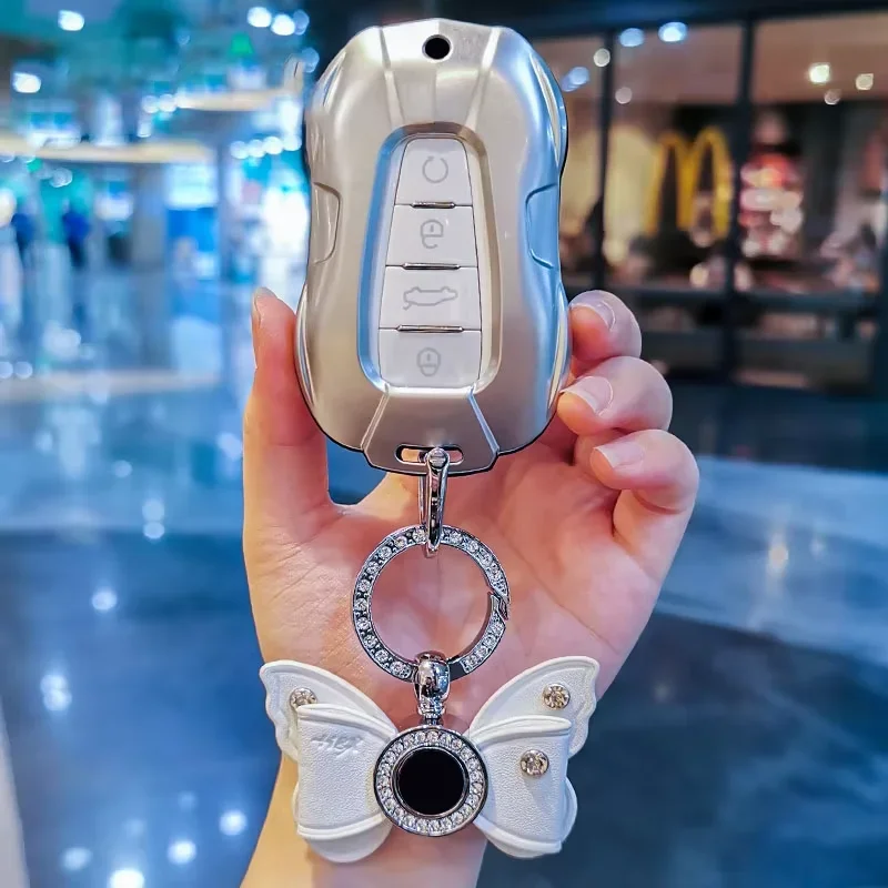 Подходит для Geely геометрия E Светлячок чехол ключей брелок геометрический Apro