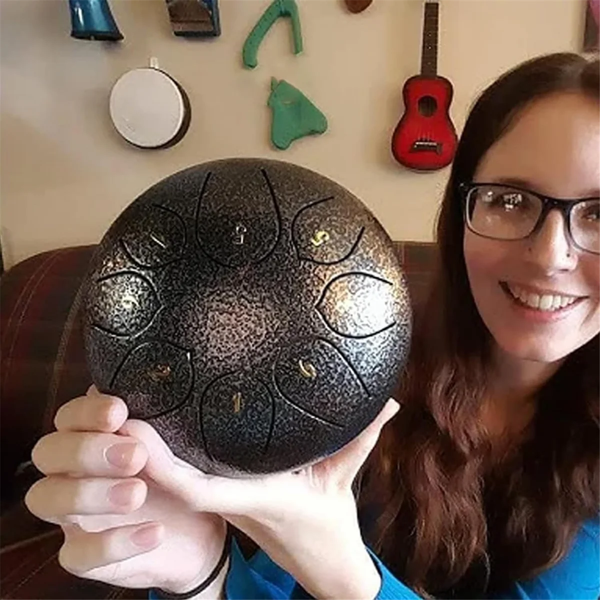 6 дюймов 8 тонов дождь барабан открытый чакра садовый инструмент эфирный F