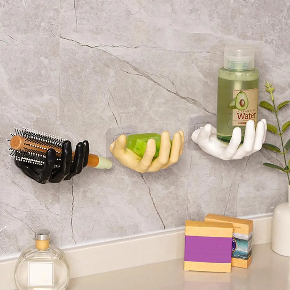 

Accessories Hook Hand Key Storage Shape Creative Punch-free Eco-friendly Trace-less Decorative Resin Hook Convenient Wall