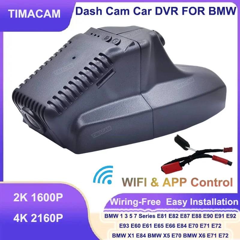2K 4K Dash Cam Car DVR Recorder for BMW 1 3 5 7 Series E81 E82 E87 E88 E90 E91 E92 E93 E60 E61 E65 E66 X1 E84 X5 E70 X6 E71 E72