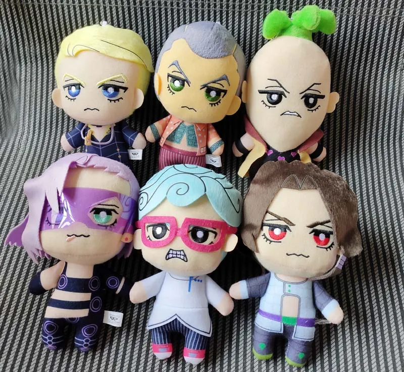 

JoJos Bizarre Adventure Part 5 Tomonui Plush Doll Prosciutto Formaggio Ghiaccio Illuso Melone