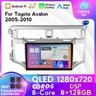 7862C 8G 128G 1280*720 Android 11 Автомобильная интеллектуальная система Радио для Toyota Avalon 3 2005 - 2010 Стерео GPS навигация Carplay IPS