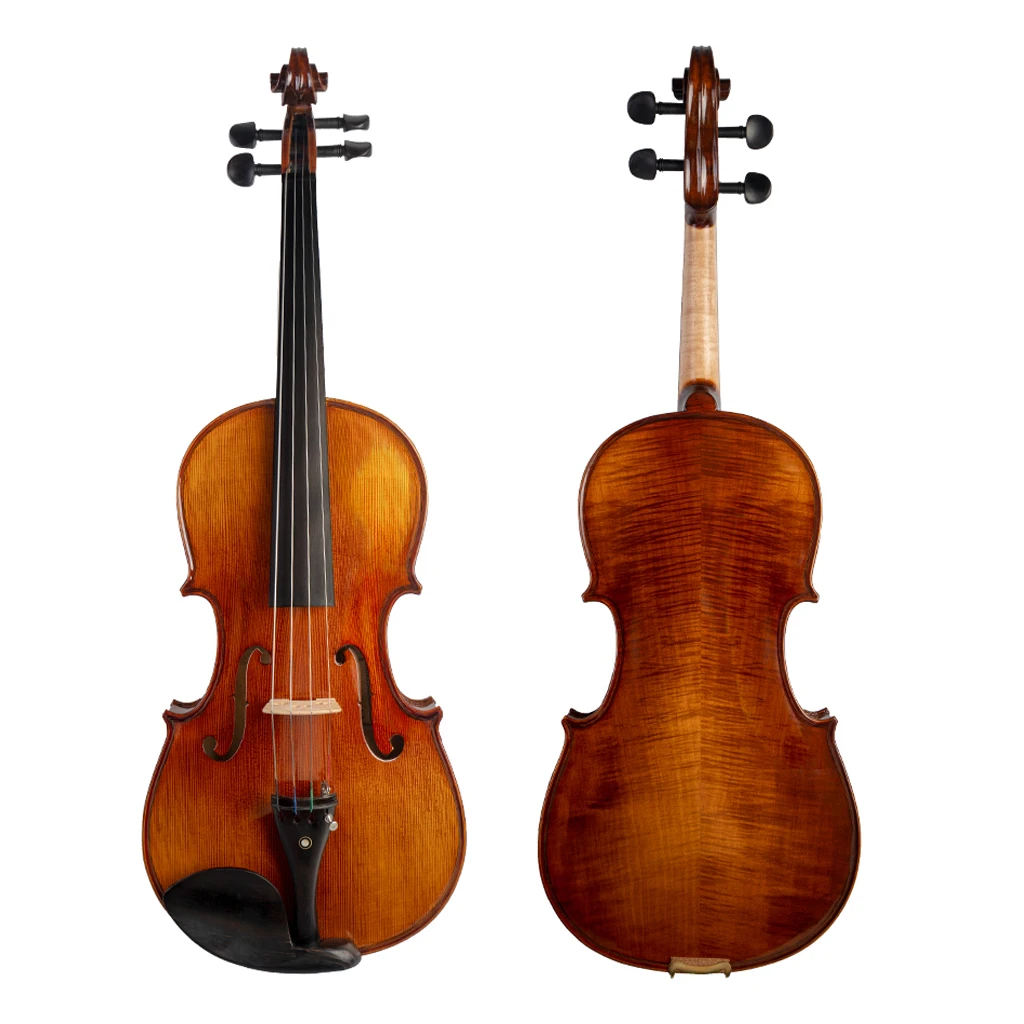 4/4 3/4 1/2 1/4 1/8 Acoustic Violin Spruce Spruce Top Professional Stringed Instrument W/Case Bow For Orhcestra Violinist Lover enlarge