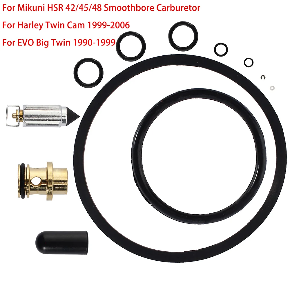 Фото KHS-016 42-6237 Ремонтный комплект карбюратора для Mikuni HSR 42/45/48 плавкого карбюратора для Harley Twin Cam 1999-2006 №2