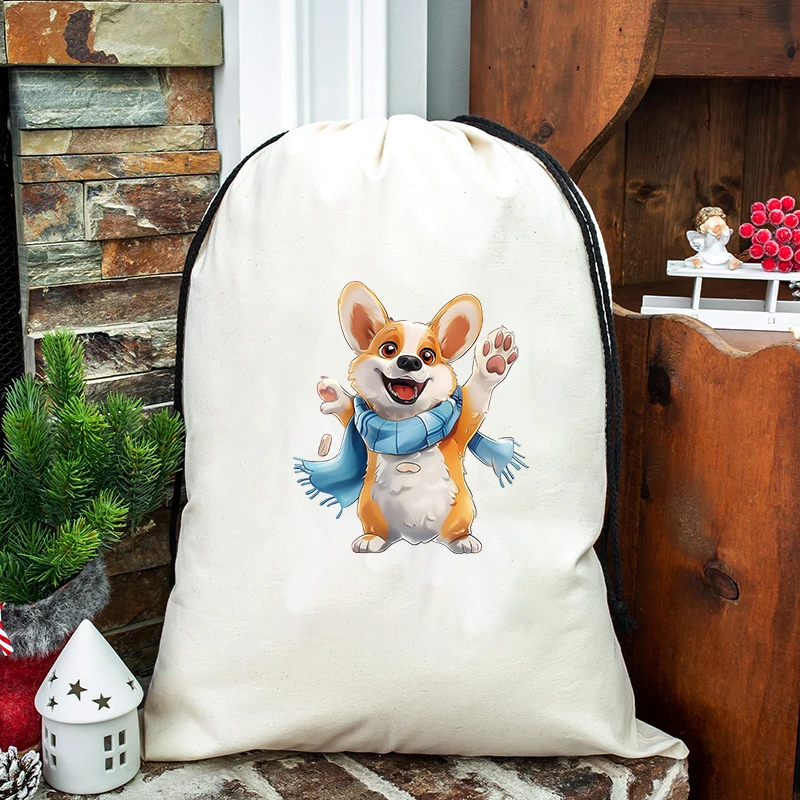 15 см акварель милый корги глажка переводная плавкая нашивка термопереносная