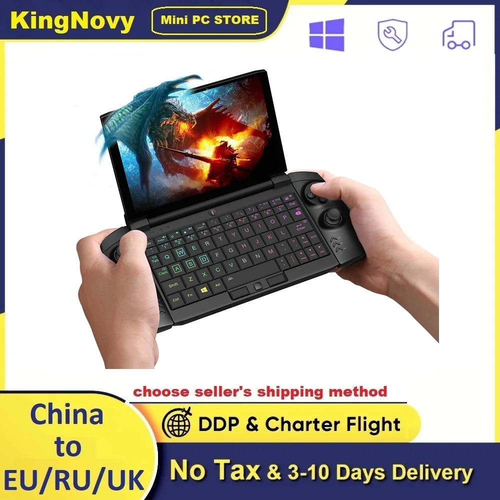 

Игровой мини-ноутбук OneGX1 Pro, 7 дюймов, Thunderbolt, Intel I7-1160G7 16 Гб ОЗУ, 512 ГБ/1 ТБ, Windows 10, ноутбук, компьютер 4 дюйма, WiFi6 LTE, 4G/телефон