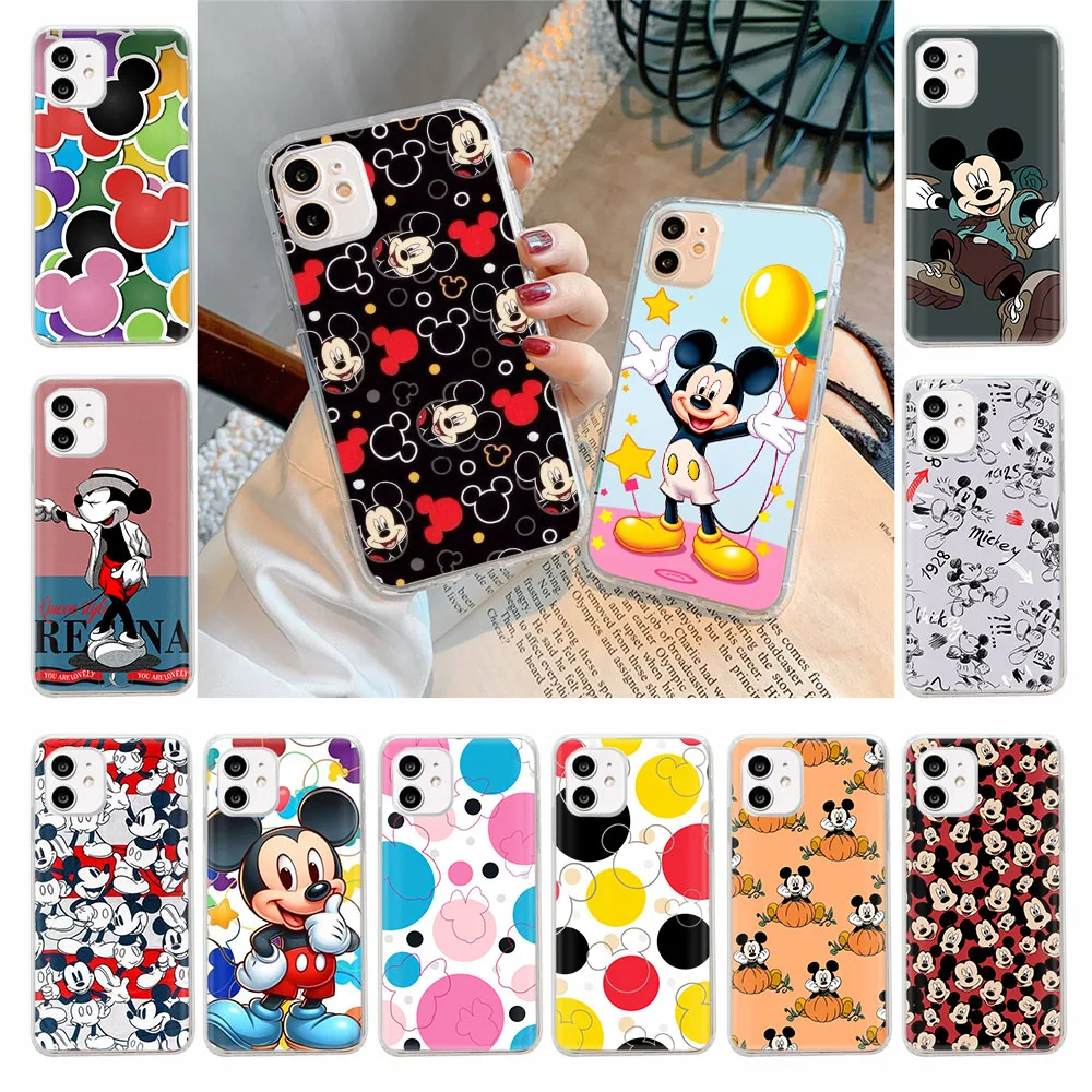 Прозрачная фотовспышка ZY21 с Микки для Tecno Camon 15 16 17 17P 18 Premier 18T P 18I 19 4 AIR 5 LTE 5P Pro