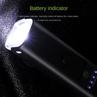 new bicycle light headlight cycling fixture charging power torch horn night riding mountain bicycle lights