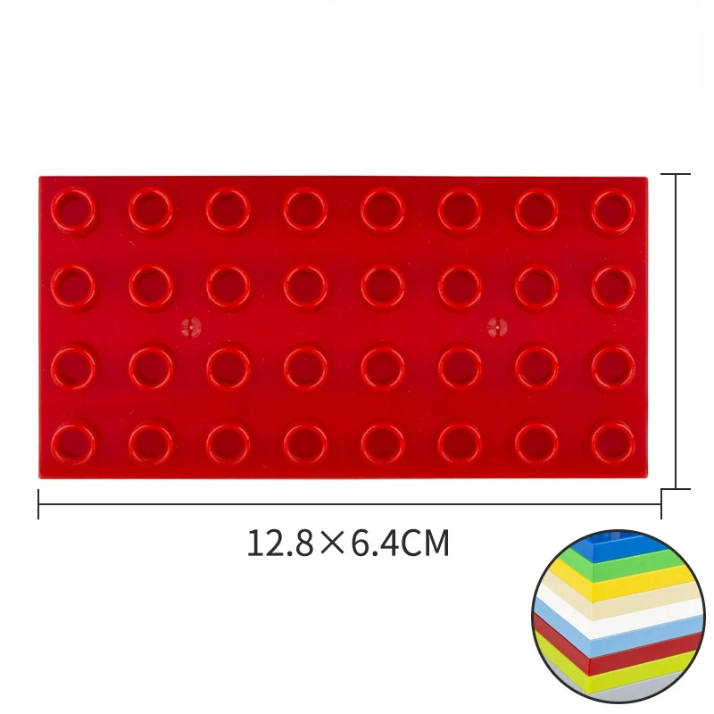 4x8 точечные строительные блоки основание для фотопластины сборная кирпичная