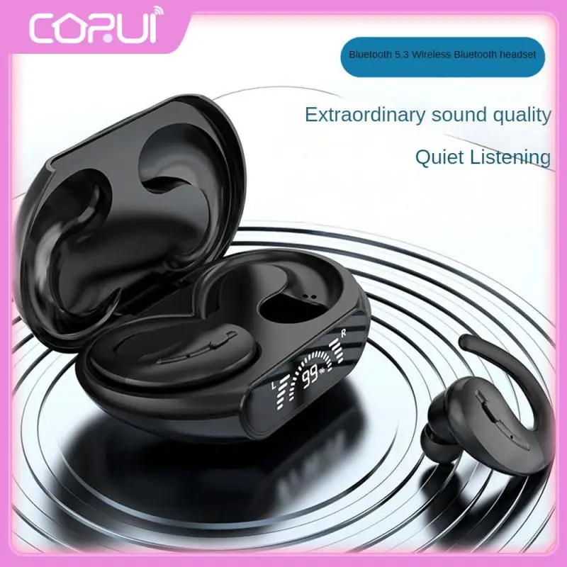 

Earphone With Mic 5.3 Headset Led Display Headphone New 20232 Earbuds Hifi Stereo Sports Outdoor Waterproof