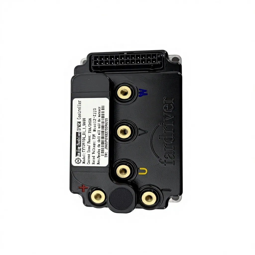 Фото Контроллер Fardriver Mini 72V 70A IP67 для электровелосипедов и скутеров, компактный контроллер для электровелосипедов с Bluetooth №5
