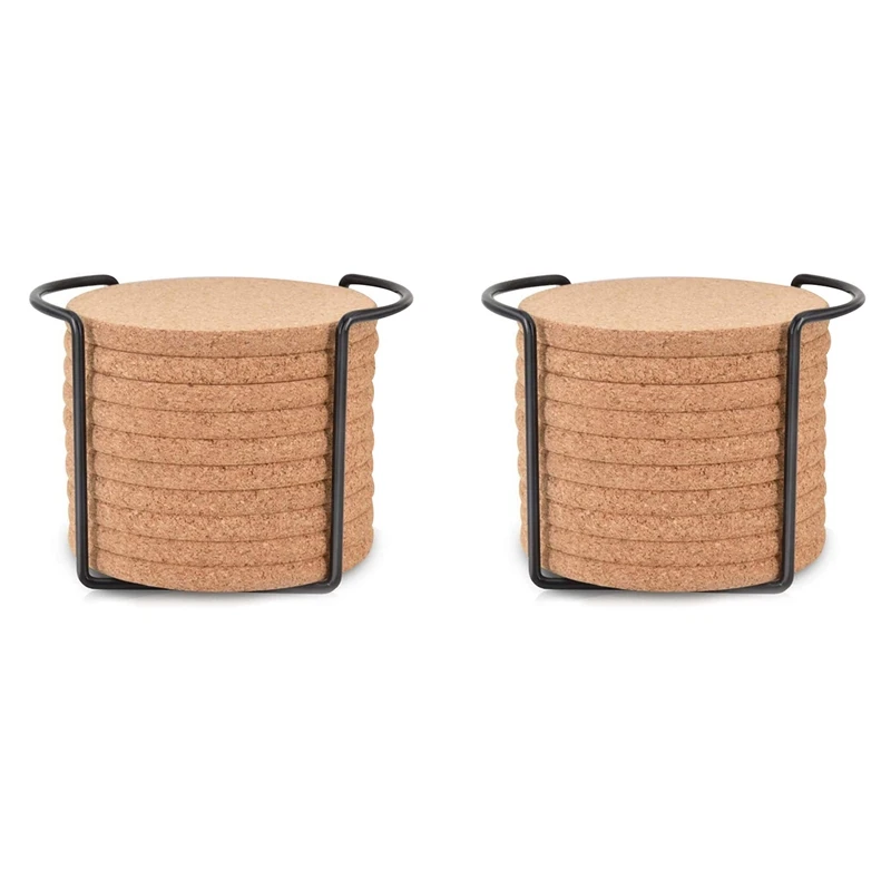 

Подставки для напитков, 20X, с металлическим держателем для хранения, многоразовые блюдца для холодных напитков, бокалы для вина