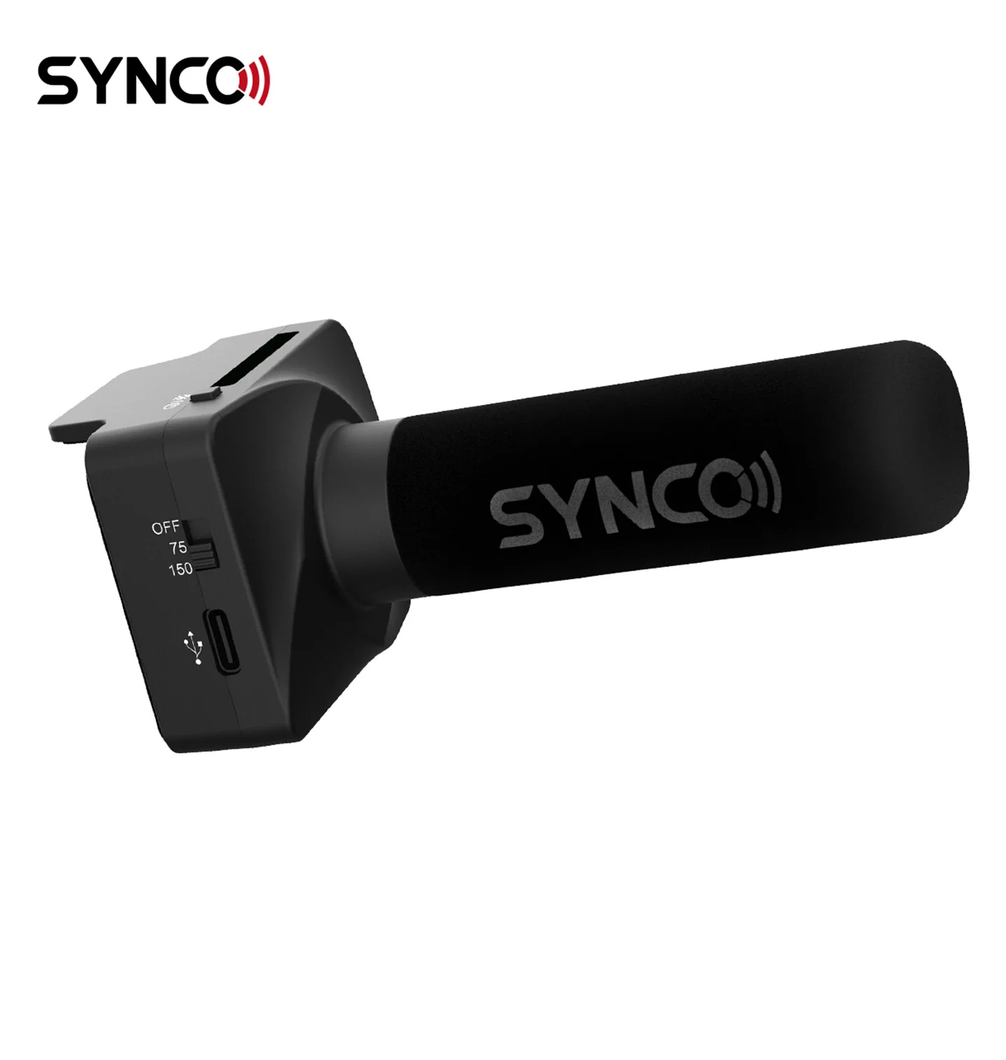 

SYNCO MMic-U3 Mini Cardioid Condenser Mic Stepless Gain Control 75Hz/150Hz Low Cut Real-Time Monitoring Magnetic Absorption