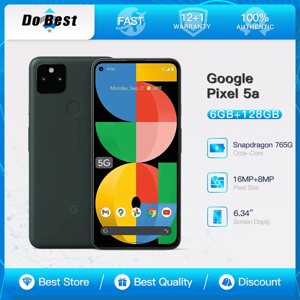 Смартфон Google Pixel 5a 6/128ГБ global б/у