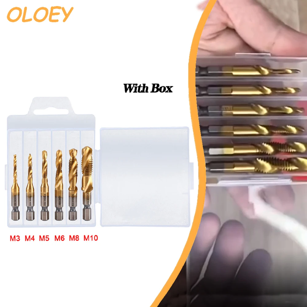 

Набор сверл с шестигранным хвостовиком, 3/6 шт.