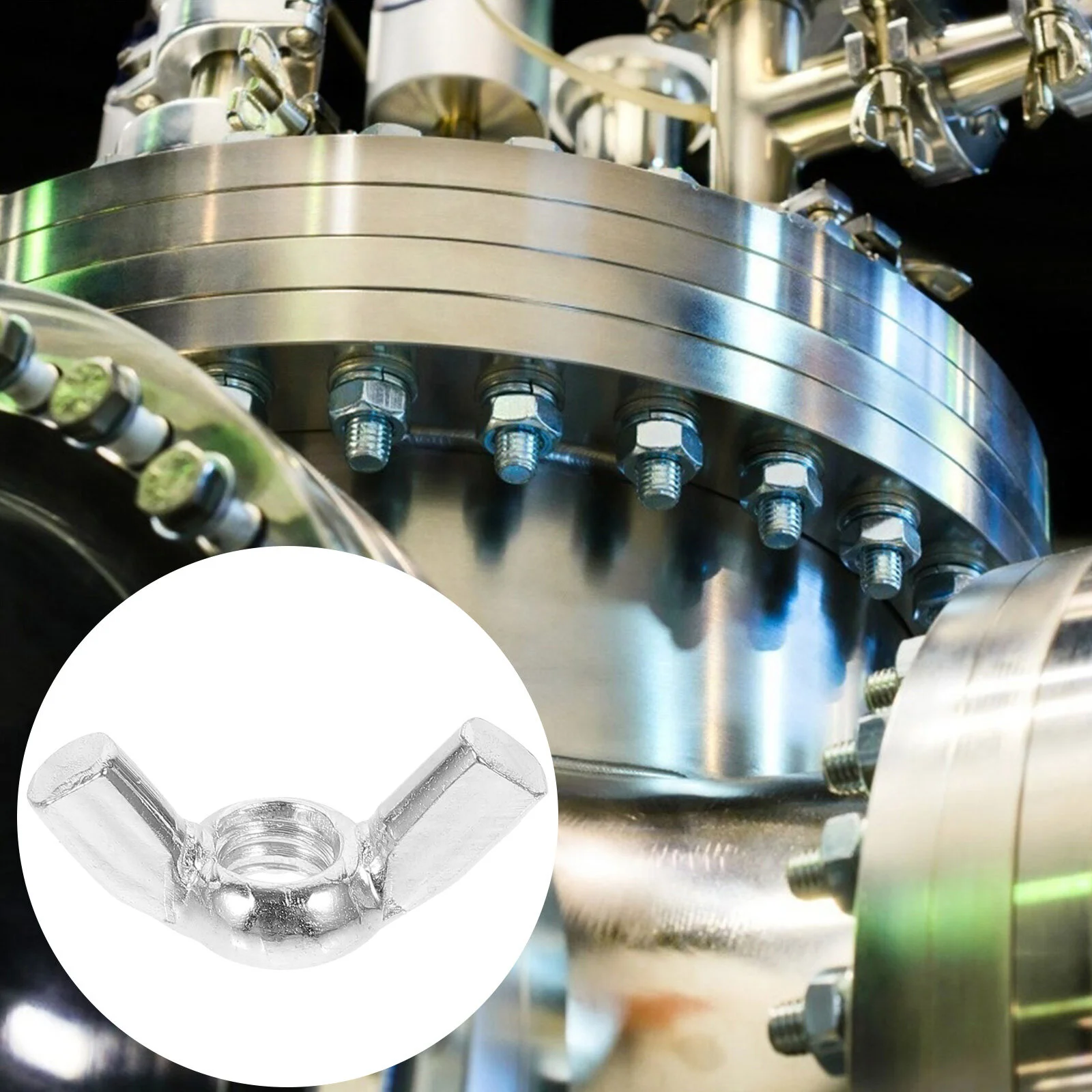 

20 Pcs Hardware Nuts Screw Cap Fasteners Parts Screws Fasteners Carbon Steel Hand Tighten Butterfly