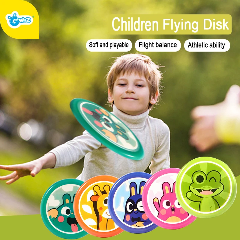 

Children Flying Disk Soft Outdoor Leisure Toy Portable Play Game Boomerang Saucer Competition Sport for Kids Adult