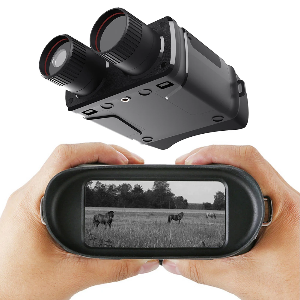 Hunting Night Vision Digital Binoculars High Magnification High Clarity Battery Operated Takes Photos Videos 2.4