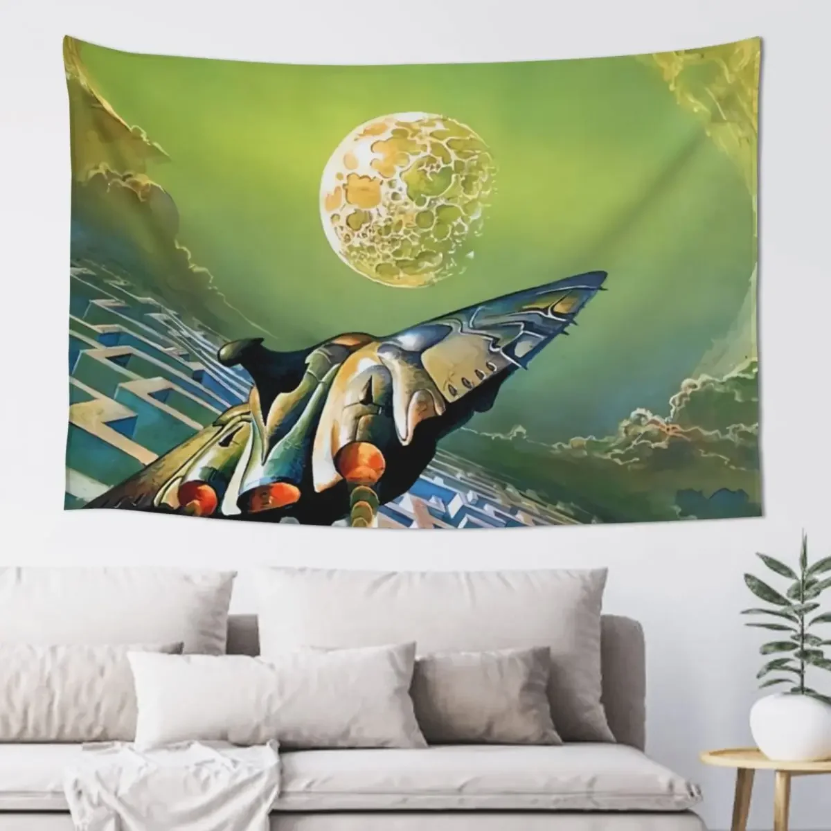 Винтажный гобелен &quotЧеловек в лабиринте&quot 100% полиэстер