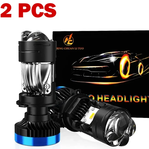 1700 Вт H4 9003 HB2 Би светодиодный объектив проектора Светодиодная лампа CSP 1700000 LM Мотоцикл Автомобильные турболампы дальнего света ближнего света 12 В