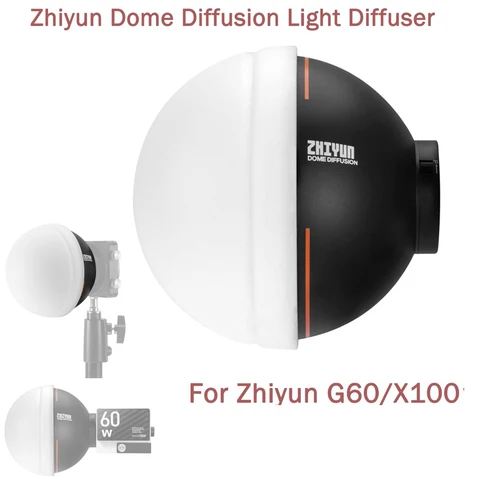 Zhiyun Dome Diffusion ZY крепление для Zhiyun Molus X100 Molus G60 COB видеосвет диаметр купола 14 см