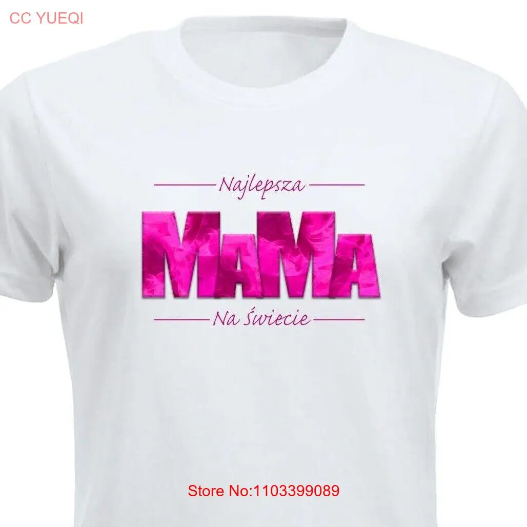 Футболка Bestza Mama Na Swiecie Polska Koszulka Prezent Dla Mamy Polish Mom PL