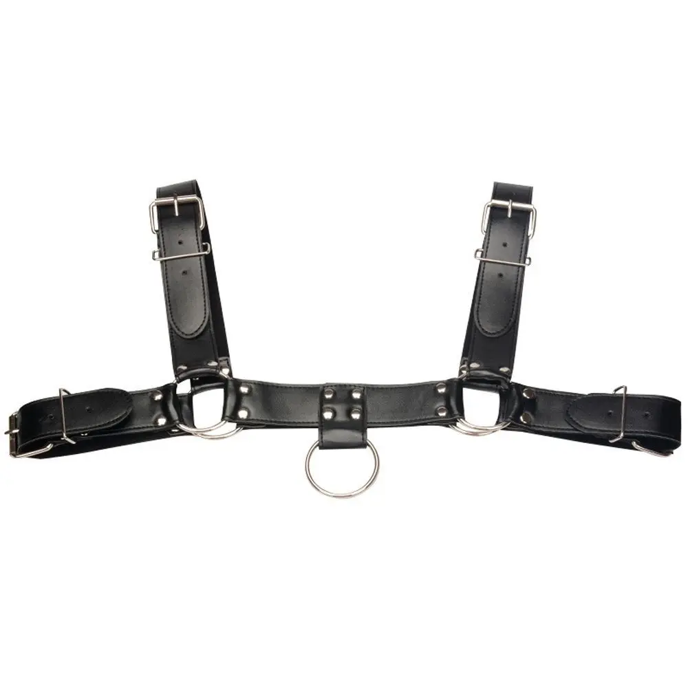 

Harajuku Cool Straps Fashion Adjustable Harajuku Rivets Vest Leather Buckle Vest Cloth Accessory Waist Belt